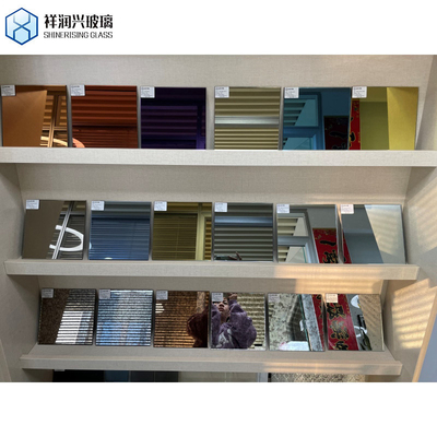 Opcional Bronce Gris Verde Azul Negro Colores Tintados Vidrio flotante con técnica laminada