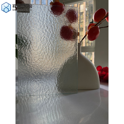 Vidrio de vidrio único con cable/decorativo/de baño de 4-10 mm de vidrio ultraclaro con nervadura y paneles de vidrio flotado