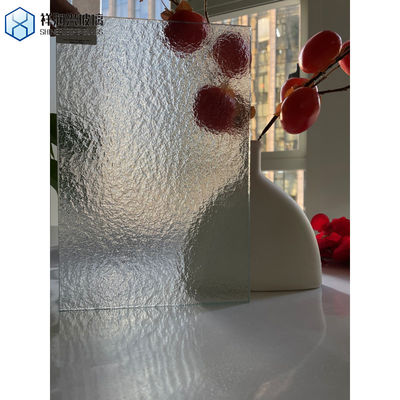 Estructura de flotación templada calificada Vidrio corrugado sólido ultraclaro para ventanas de puertas