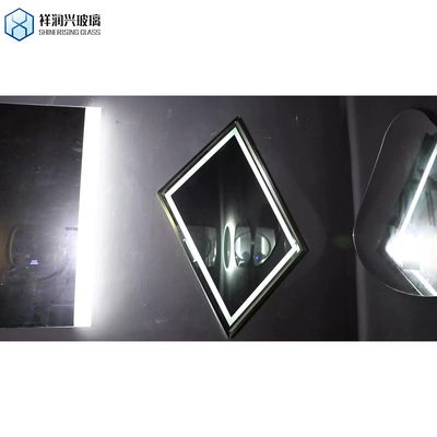 Muebles de hotel acabado de plata de aluminio revestido de vidrio flotante lámina de espejo 1,8 mm 2 mm 3 mm