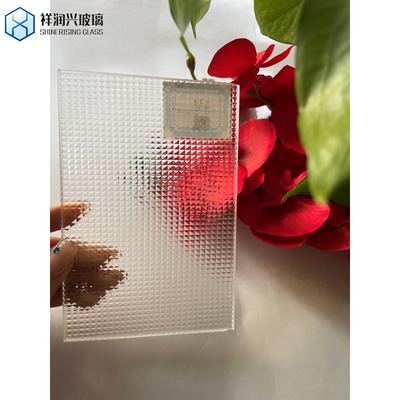 Personalización 8mm 10mm 12mm Vidrio de figura Temperado con patrón Vidrio de begonia Vidrio en relieve