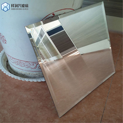 Vidrio de espejo de plata redondo personalizado duradero para la fabricación de baños en Qingdao