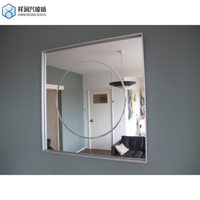 Material del marco de vidrio Qingdao Espejo de espesor de 4 mm para decoración de salón de baile Espejo de pared