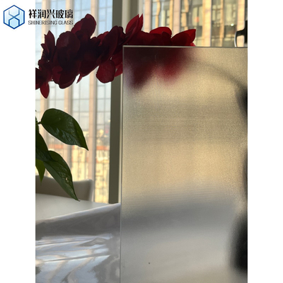 Vidrio laminado de figura templado con patrón de vidrio begonia vidrio en relieve 10 mm personalizado