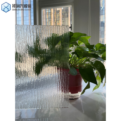 Producto principal Vidrio laminado de bajo contenido de hierro Vidrio laminado con textura piramidal de malla