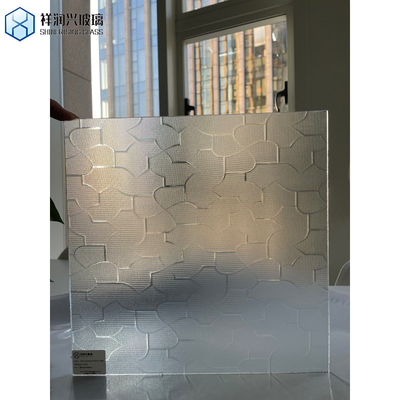 Vidrio laminado personalizado personalizado vidrio de placa técnica de vidrio figurado laminado