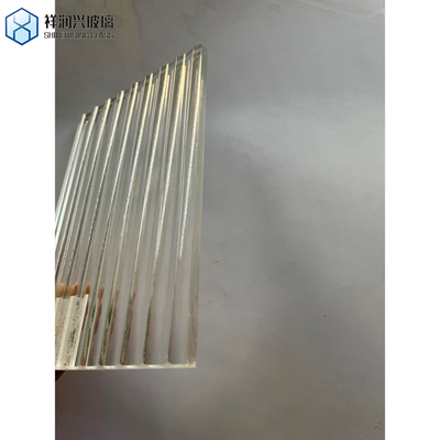 Vidrio transparente con textura de vidrio templado para decoración de ventanas y puertas