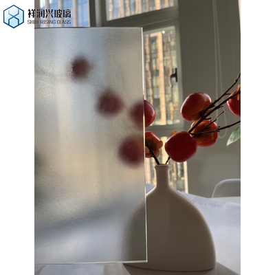 Vidrio transparente con textura de vidrio templado para decoración de ventanas y puertas