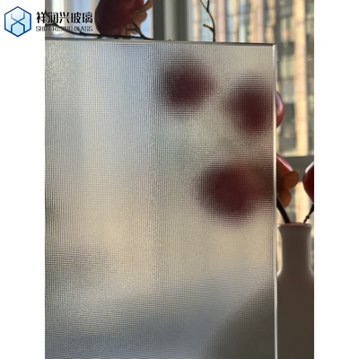Vidrio transparente con textura de vidrio templado para decoración de ventanas y puertas