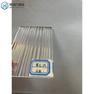 Arquitectura Fusión decorativa de bordes planos pulidos Trabajo personalizado de vidrio templado fundido