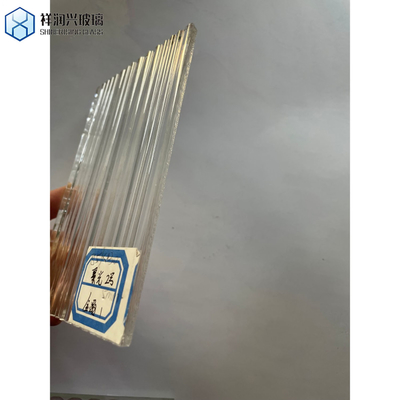 Arquitectura Fusión decorativa de bordes planos pulidos Trabajo personalizado de vidrio templado fundido