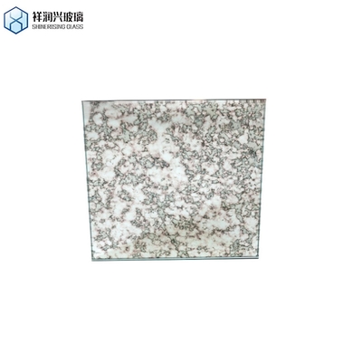 Rectángulo de oro espejo antiguo de vidrio pared de ladrillo espejo de pared títulos 12X12 para capas demanda