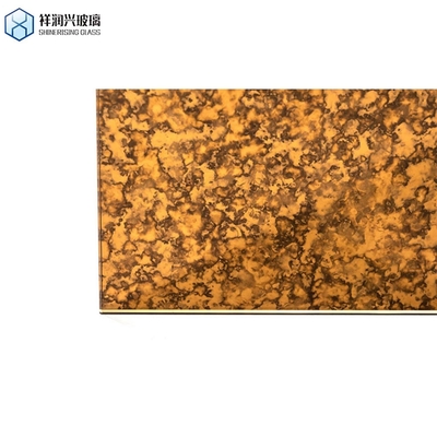 Rectángulo de oro espejo antiguo de vidrio pared de ladrillo espejo de pared títulos 12X12 para capas demanda