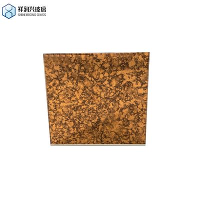 Gran espejo antiguo de vidrio Francés Decorado hojas de pared de plata acabado personalizado