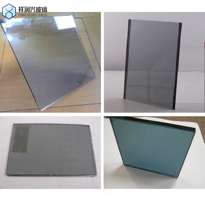 Qinhuangdao para muebles de vidrio reflejantes tintados de bronce azul verde y endurecido personalizados