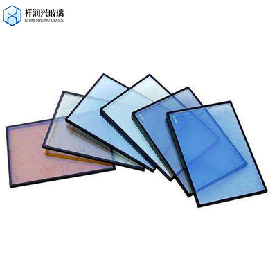Vidrio flotante laminado de 4 mm 5 mm 6 mm 8 mm Edificio de oficinas Bronce Verde Azul Gris Color reflector Vidrio teñido