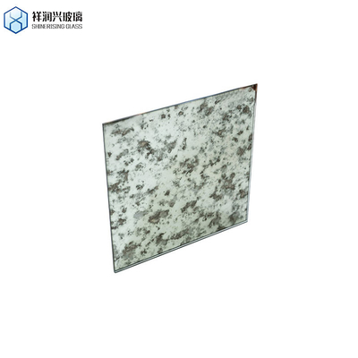 Laminado de plata Gran espejo antiguo con tamaño personalizado y vidrio de espejo de colores