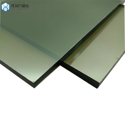 Vidrio flotante estándar GB15763.2-2005 4 mm 5 mm Vidrio teñido de bronce azul oscuro personalizado