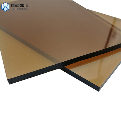 Vidrio flotante estándar GB15763.2-2005 4 mm 5 mm Vidrio teñido de bronce azul oscuro personalizado