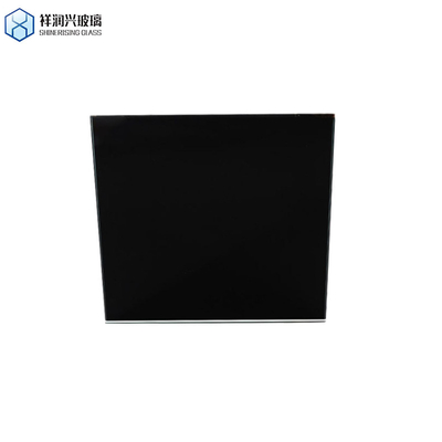 Panel de espejo de vidrio rectangular de colores con material de marco dorado y bronce competitivo