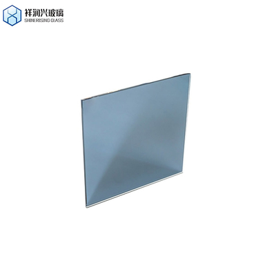 Panel de espejo de vidrio rectangular de colores con material de marco dorado y bronce competitivo