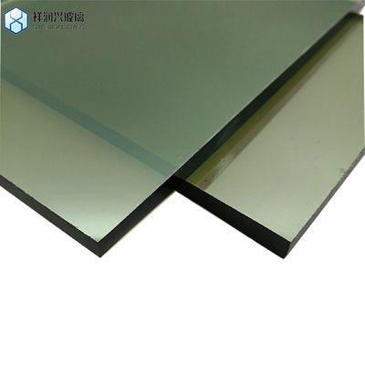 Absorción de calor Vidrio templado de corte personalizado Personalizado para capas de demanda Tintado claro