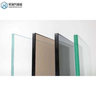 Vidrio flotante laminado templado a medida para barandillas de ventanas de edificios