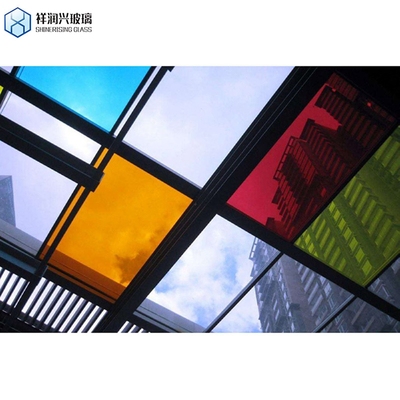 Estructura plana Vidrio iridiscente sólido Arco iris dicróico Fabricantes de paneles de vidrio de colores