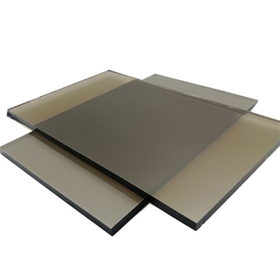 Vidrio flotante Marrón Reflector Hojas de vidrio templado Paneles de vidrio endurecido Certificado SGS