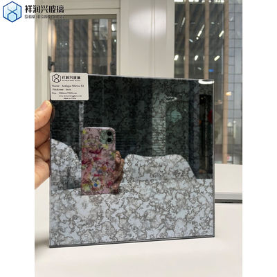 Espejo de plata antiguo para áreas de vestíbulo petición personalizada 5 años de servicio postventa