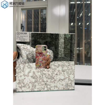 Vidrio de espejo antiguo ecológico personalizable con opciones de color azul claro verde gris rosa