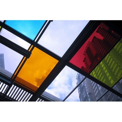 Vidrio de construcción de gran demanda vidrio templado de color/tintado laminado con borde pulido
