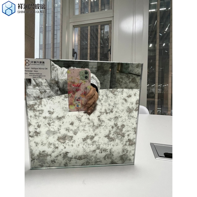 Panel de pared de espejo de vidrio decorativo de estilo moderno con certificación CE de Direct