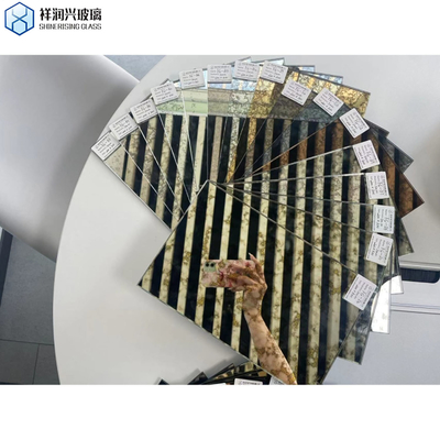Panel de pared de espejo de vidrio decorativo de estilo moderno con certificación CE de Direct
