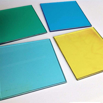 Vidrio templado de estilo moderno de seguridad de la iglesia tintado de color flotante para paneles de ventanas Vidrio de construcción