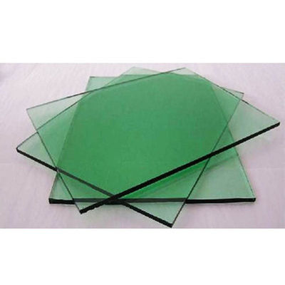 Vidrio reflector pulido plano en azul oscuro Bronce y gris para construcción de edificios