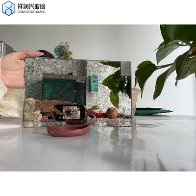 Tiles de metro Backsplash Antiguo espejo Hoja de vidrio para decoración del hogar personalizada
