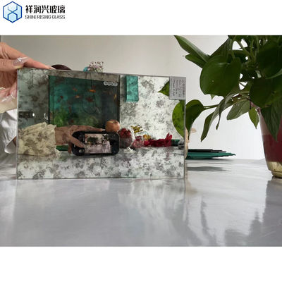 Espejo decorativo para el cuarto de baño Antigua plata desembarazador sensor táctil espejo de vidrio LED