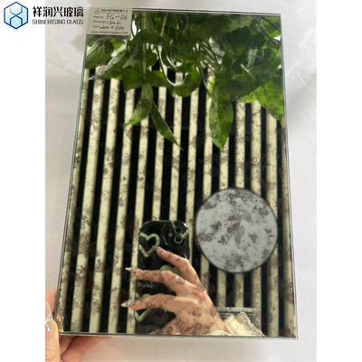 Espejo decorativo para el cuarto de baño Antigua plata desembarazador sensor táctil espejo de vidrio LED