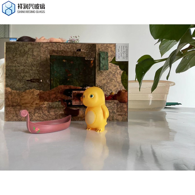 Estilo europeo tamaño personalizado vidrio espejo antiguo para decoración de paredes / muebles