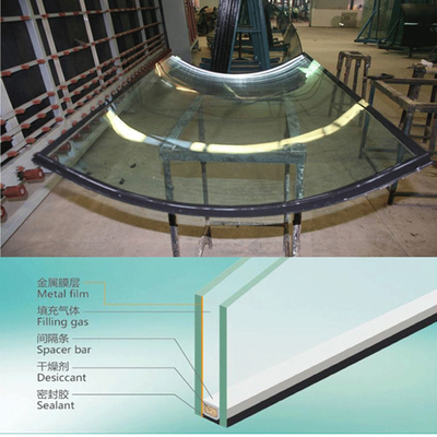 Vidrio de estructura sólida de Qingdao Unidad de vidrio aislante acústico 5 9A Ventana de doble acristalamiento de 5 mm