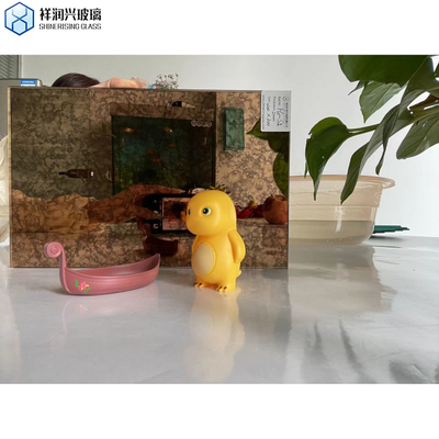 Técnica Hoja de vidrio laminada para espejos decorativos en plata de baño antiguo