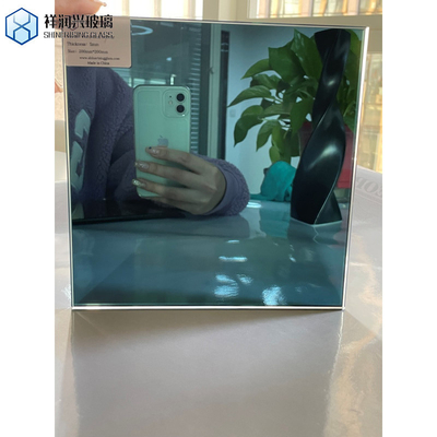 Espejo de vidrio de plata de aluminio de aluminio de doble recubrimiento claro de bronce gris azul espejo
