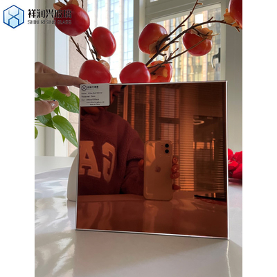 Materiales de construcción 2 mm Euro Bronce Vidrio espejo para ventana Producto principal Vidrio monocotizado