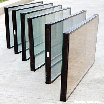 Vidrio aislado con doble acristalamiento con persianas en el interior para ventana pared de vidrio aislado triple