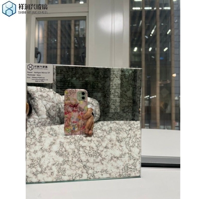 Espejo de diseño de arte de vidrio para decoraciones de paredes de hoteles
