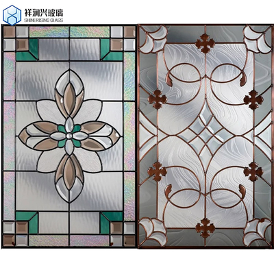 Estructura sólida Lámina de vidrio con figuras transparentes para partición 3 mm 4 mm 5 mm de espesor
