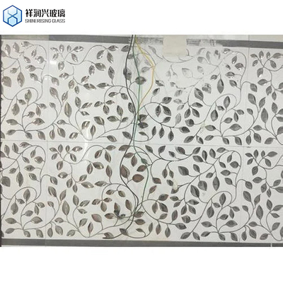 Vidrio de patrón de bronce de Muru con textura de caña de vidrio decorativo grabado de vidrio templado