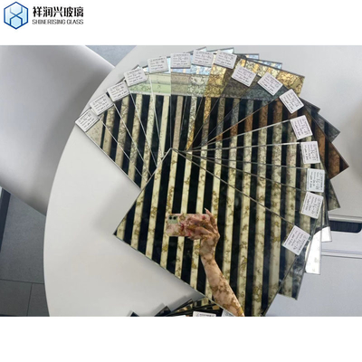Estilo moderno Personalización Espejo antiguo para decoración de paredes de baño Hoja de espejo