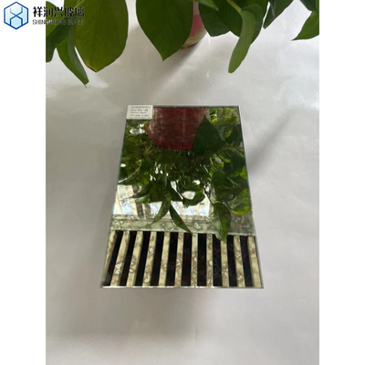 Opción de personalización vidrio de espejo dorado plateado tintado antiguo para decoración exterior